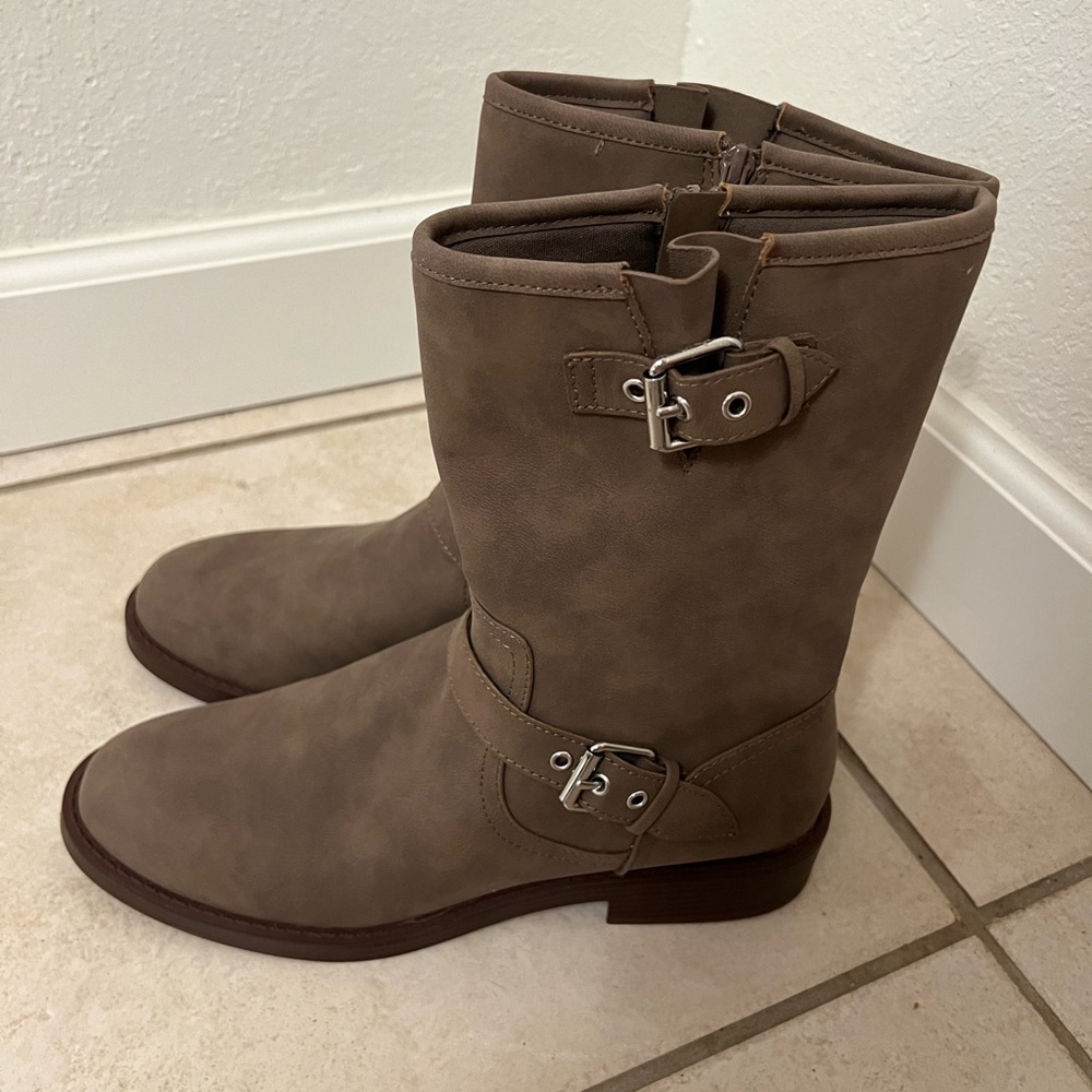 Dolce Vita Brown Combat Boots